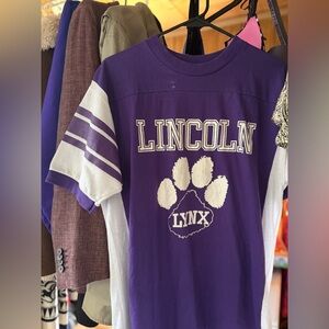 Vintage Lincoln Lynx Purple Shirt